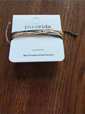 Pura Vida Braided Multi-Strand Bracelet in Tan, Brown, Black